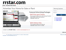 Tablet Screenshot of homefinder.rrstar.com